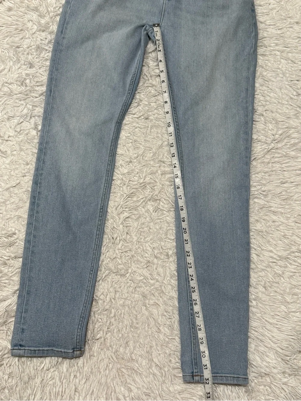ROLLA'S Men’s Stinger Skinny Fit Jeans Light Blue 32W x 32L